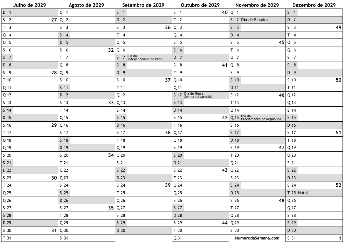calendario-2029-segundo-semestre